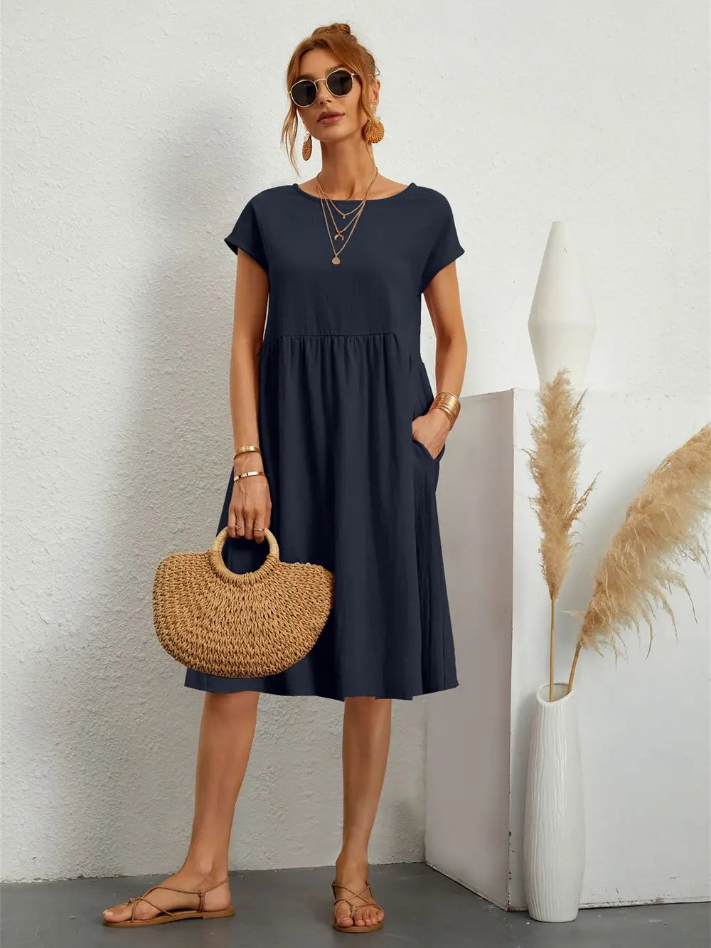 Women's Pocket Casual Dress