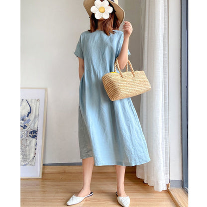 Women's Elegant Short Sleeve Summer Dress