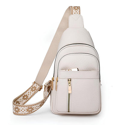 Women's Anti-Theft Crossbody Bag Secure Nylon Black