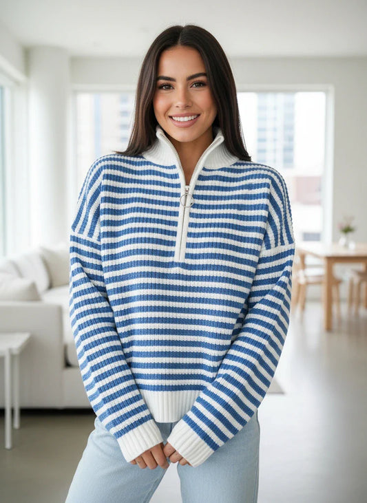 Marinne | Women’s  Half-Zip Knit Pullover
