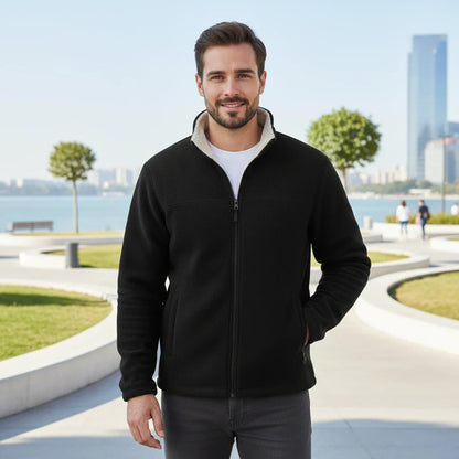 Male Fleece Zip-Up Jacket