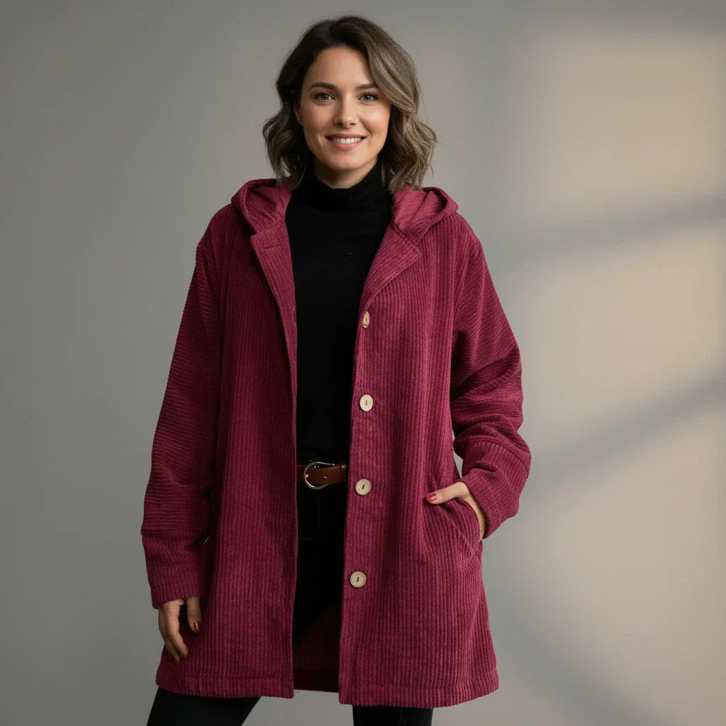 Lunavere | Cozy Textured Women’s Button Jacket