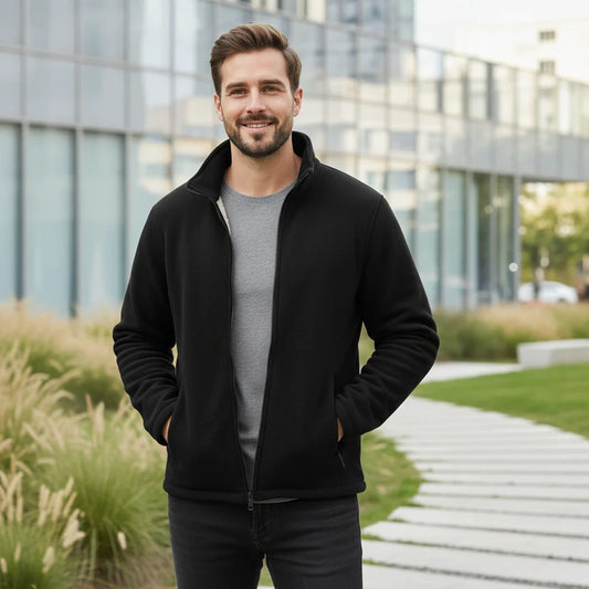 Male Fleece Zip-Up Jacket