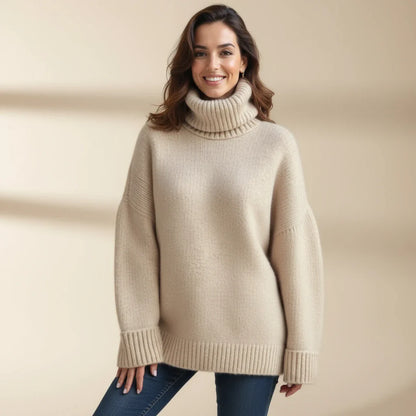Liora | Oversized Cozy Turtleneck Sweater