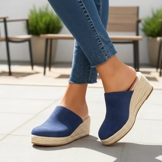 Casual Orthopedic Wedge Mule Sandals
