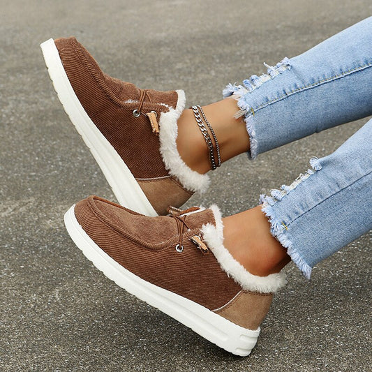 Women's Orthopedic Slip-On Shoes Moc-Toe Comfortable - 
Fashinoza
