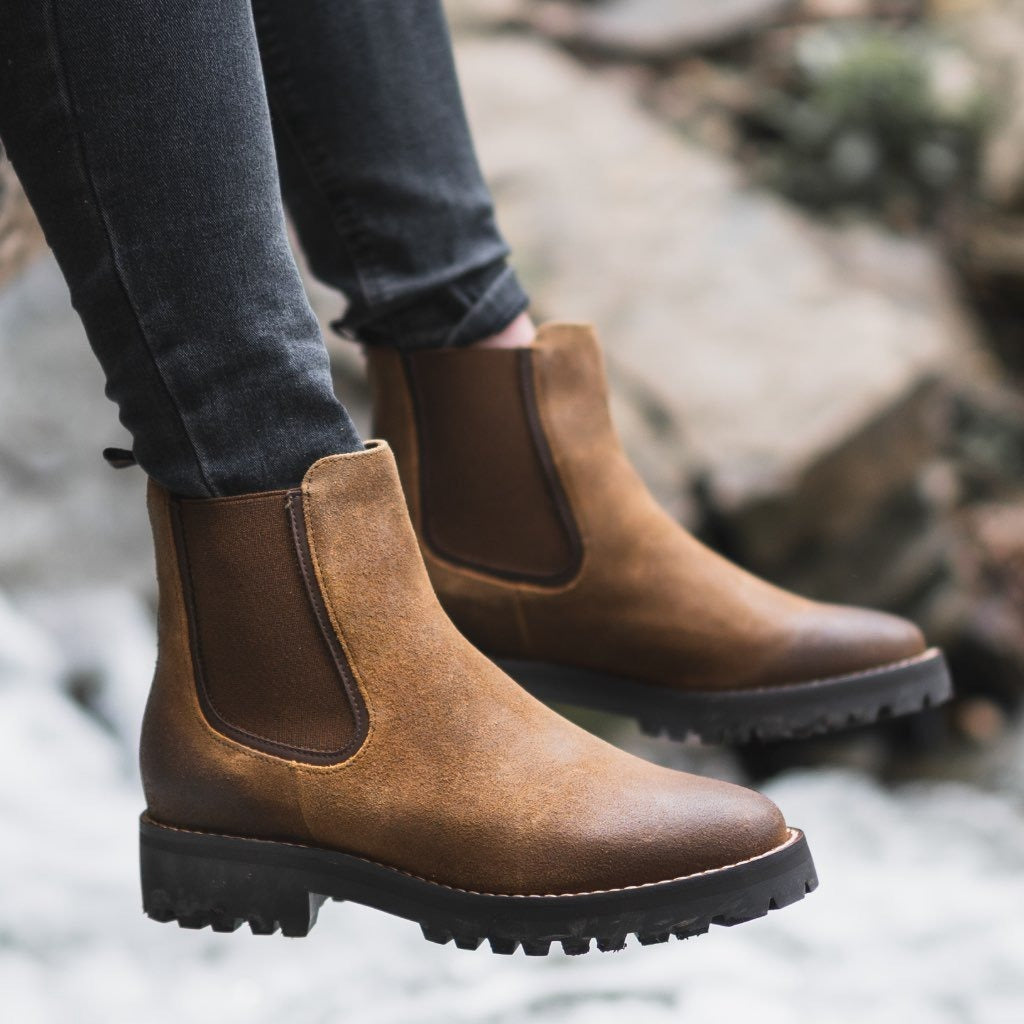 Women's Ankle Boots Chunky Lug Sole