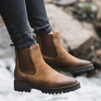 Women's Ankle Boots Chunky Lug Sole