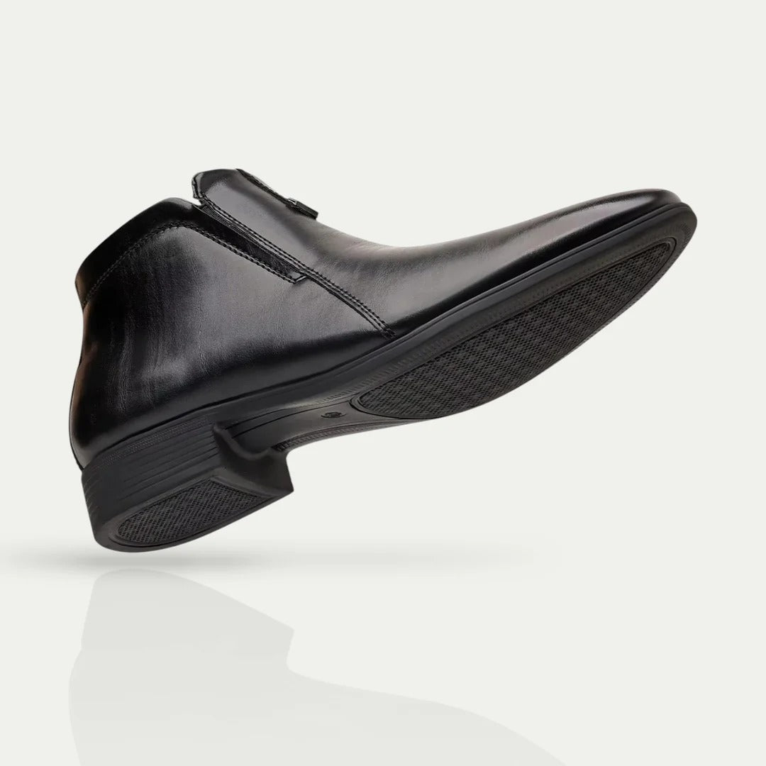 Men's Leather Ankle Boots Vintage Business Dress Shoes