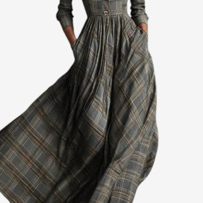 Women's Checked Dress