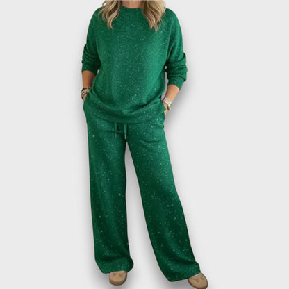 Women's Long Sleeve Lounge Set Pants - Fashinoza