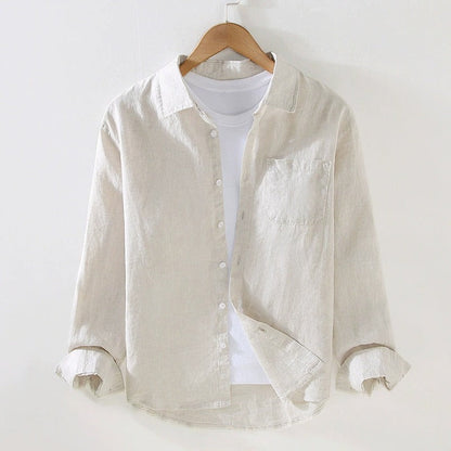 Tropicana Men's Linen Shirt - 
Fashinoza