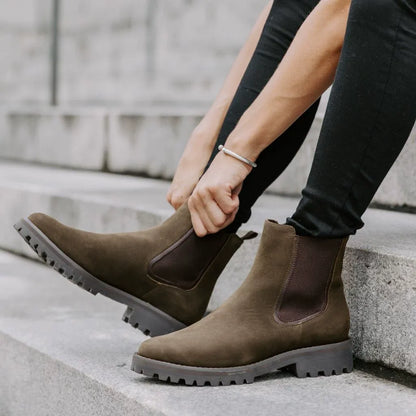 Women's Ankle Boots Chunky Lug Sole
