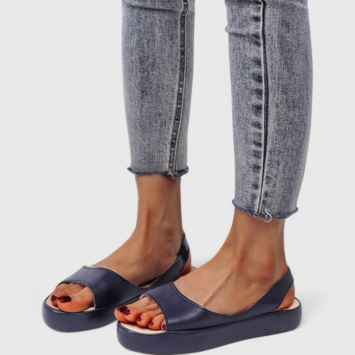 Women's Platform Wedge Slingback Sandals