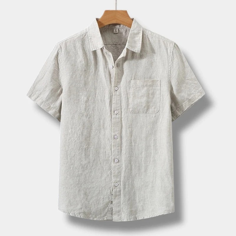 Men's Linen Dress Shirt