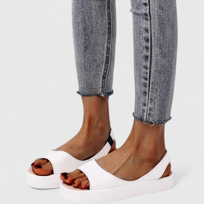 Women's Platform Wedge Slingback Sandals