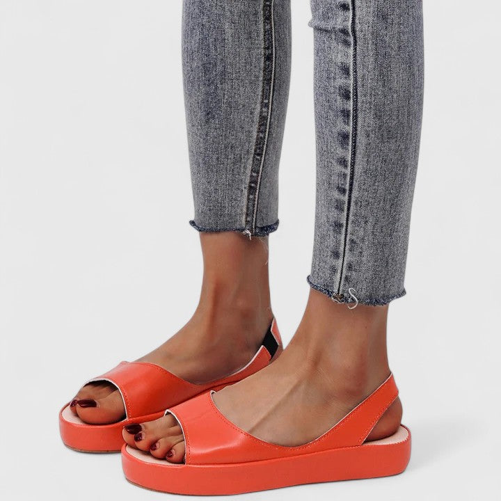Women's Platform Wedge Slingback Sandals