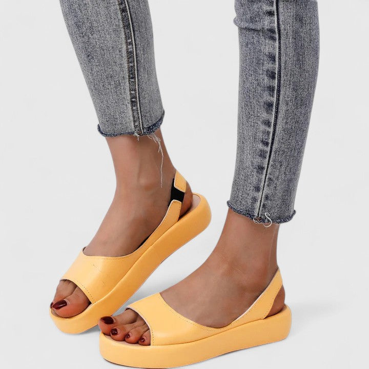Women's Platform Wedge Slingback Sandals
