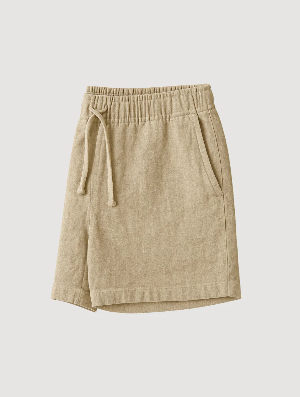 Men's Linen Beige Shorts