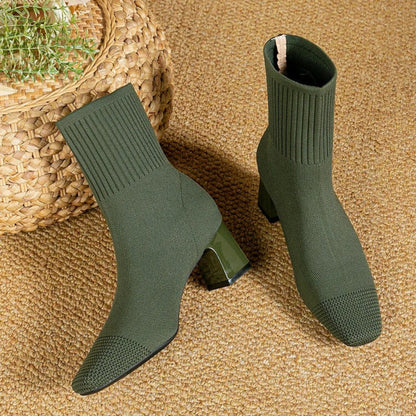 Women's Knitted Boot Socks Soft Comfort Edge