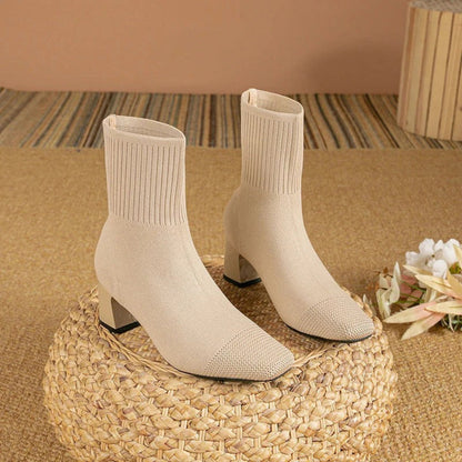Women's Knitted Boot Socks Soft Comfort Edge