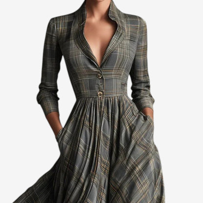 Women's Checked Dress