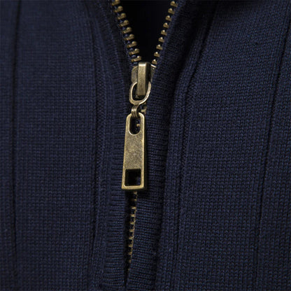 Image of Irving | Men's Half-Zip Slim Fit Sweater