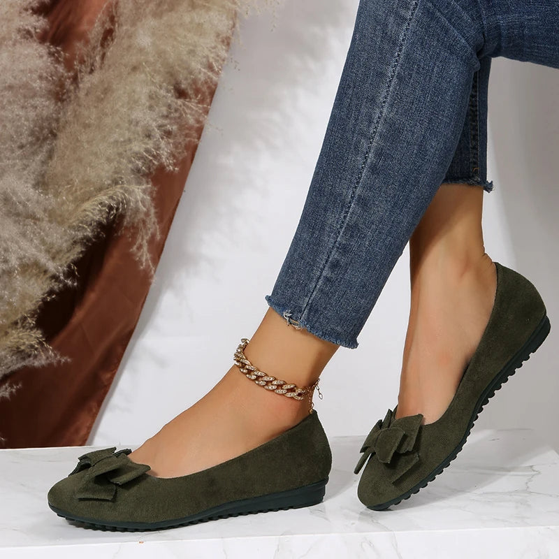 Ariana | Women’s Spring Bow Ballet Flats
