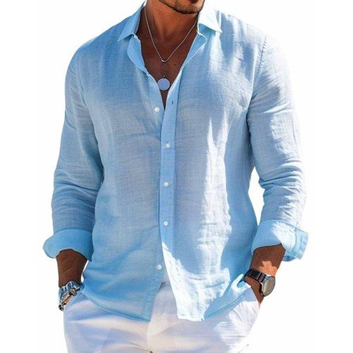 Owen | Men’s Spring Casual Button Front Shirt