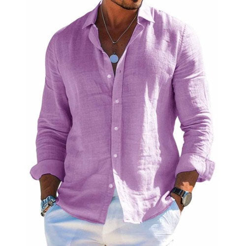 Owen | Men’s Spring Casual Button Front Shirt