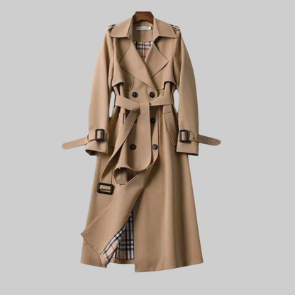 Women's Classic Trench Coat - Fashinoza