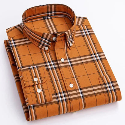 Peter | Men Spring Button Down Plaid Shirt