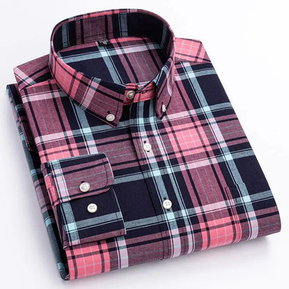 Peter | Men Spring Button Down Plaid Shirt