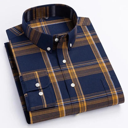 Peter | Men Spring Button Down Plaid Shirt