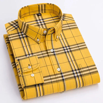 Peter | Men Spring Button Down Plaid Shirt