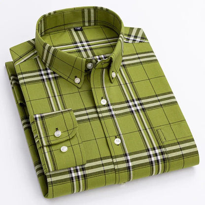 Peter | Men Spring Button Down Plaid Shirt