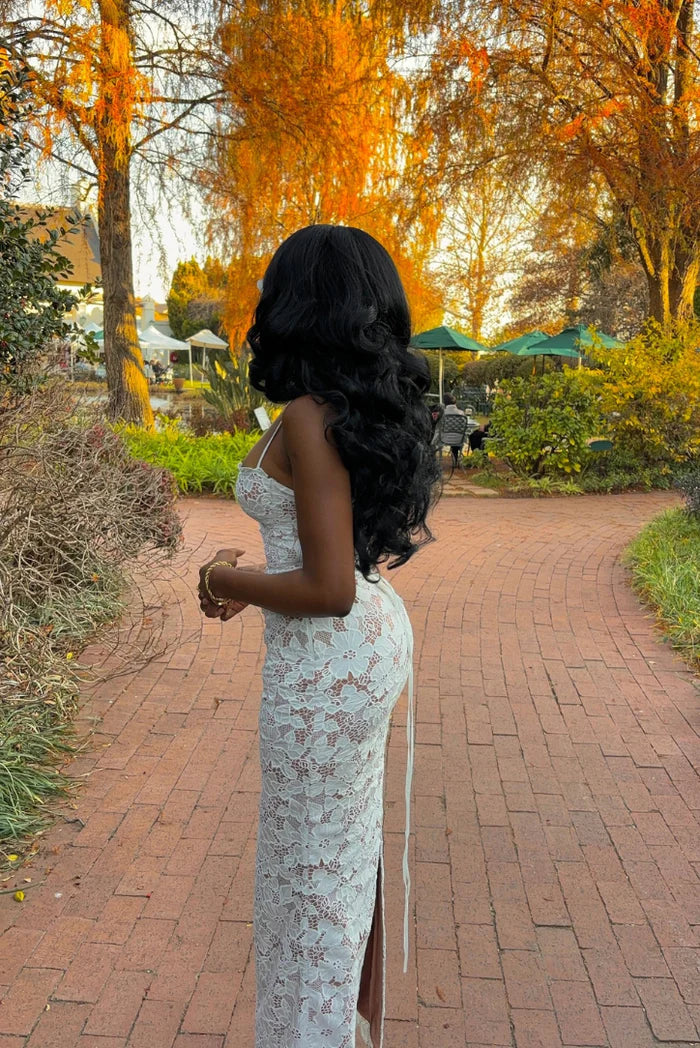 Image of Jemma | Women's Bodycon Lace Midi Dress