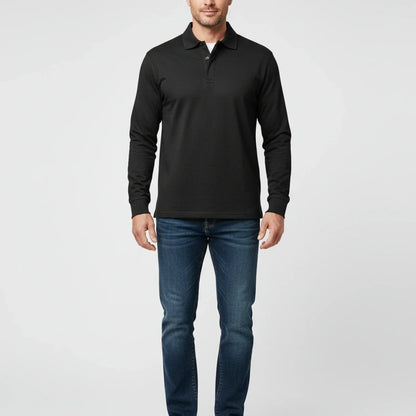 Liam | Men's Spring Long-Sleeve Polo Shirt