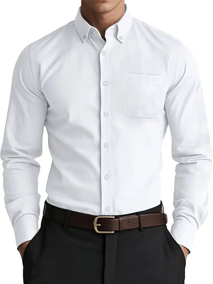 Men's Jordan Button-Down Casual Shirt - Fashinoza