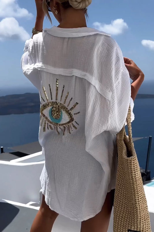 Women's Oversized Chic Blouse - Fashinoza