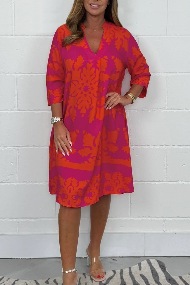 Women's Summer Dress Decorative Border Hem