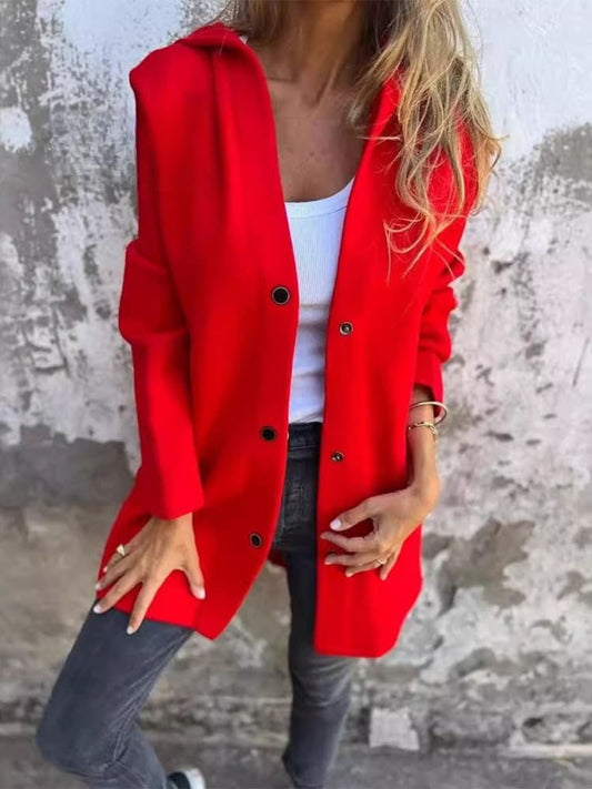 Women's Casual Hooded Jacket Lightweight - Fashinoza