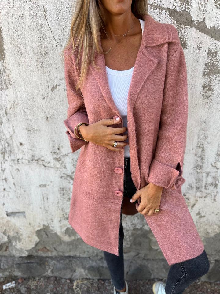Women's Wool Lapel Coat