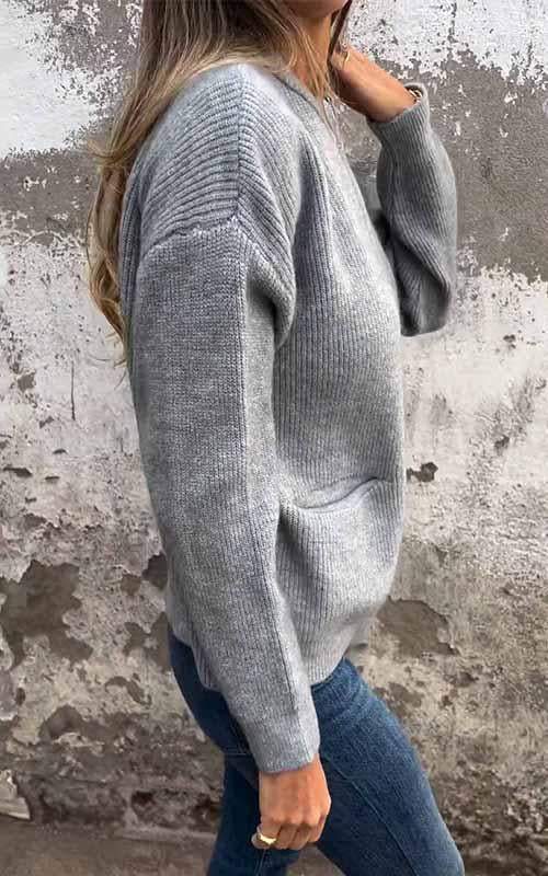 Women’s Zip-Front Knit Cardigan for Everyday Layering