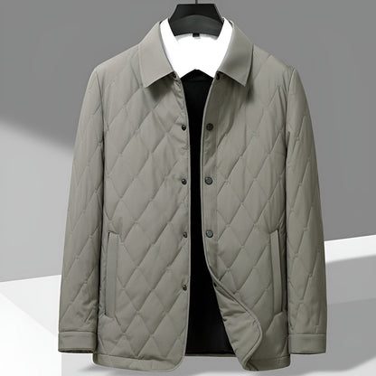 Men's Lightweight Button Front Jacket - Fashinoza