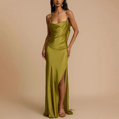 Women's Spaghetti Strap Maxi Dress - Fashinoza