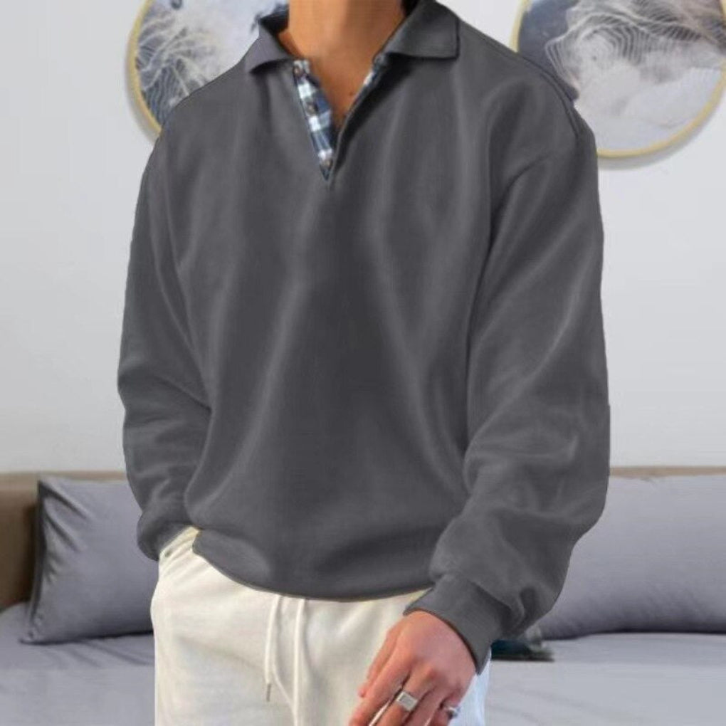Men's Crew Neck Sweater Comfortable Classic Style