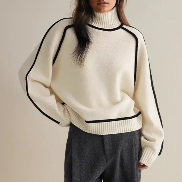 Fiona  | Women’s Winter Turtleneck Long Sleeve Sweater