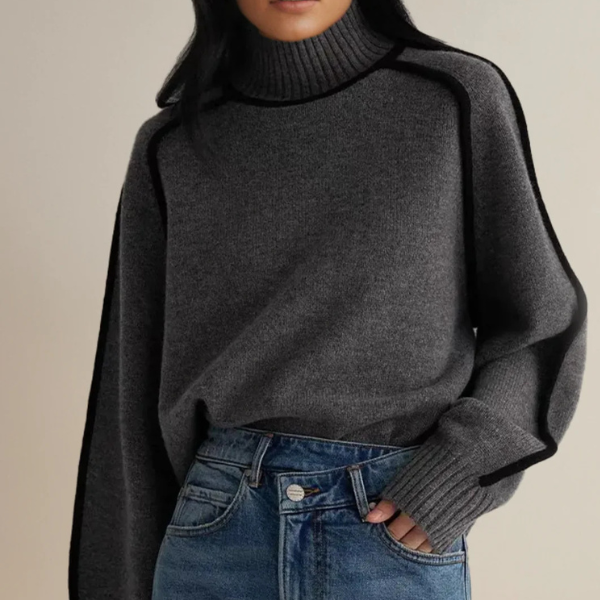 Fiona  | Women’s Winter Turtleneck Long Sleeve Sweater