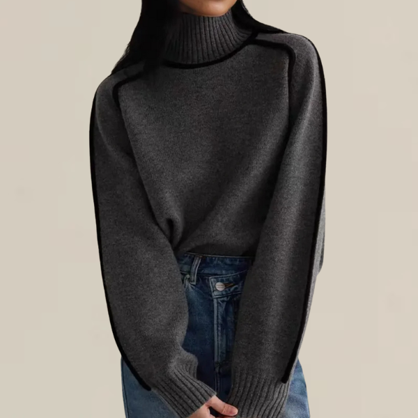 Fiona  | Women’s Winter Turtleneck Long Sleeve Sweater